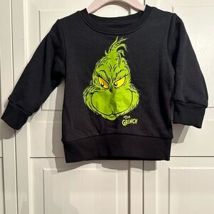 The Grinch Black Kids Sweatshirt